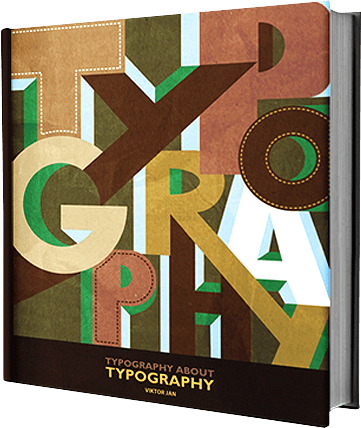 typography book cover