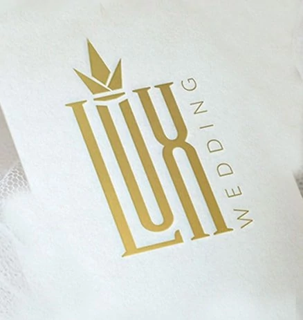 logo design lux wedding